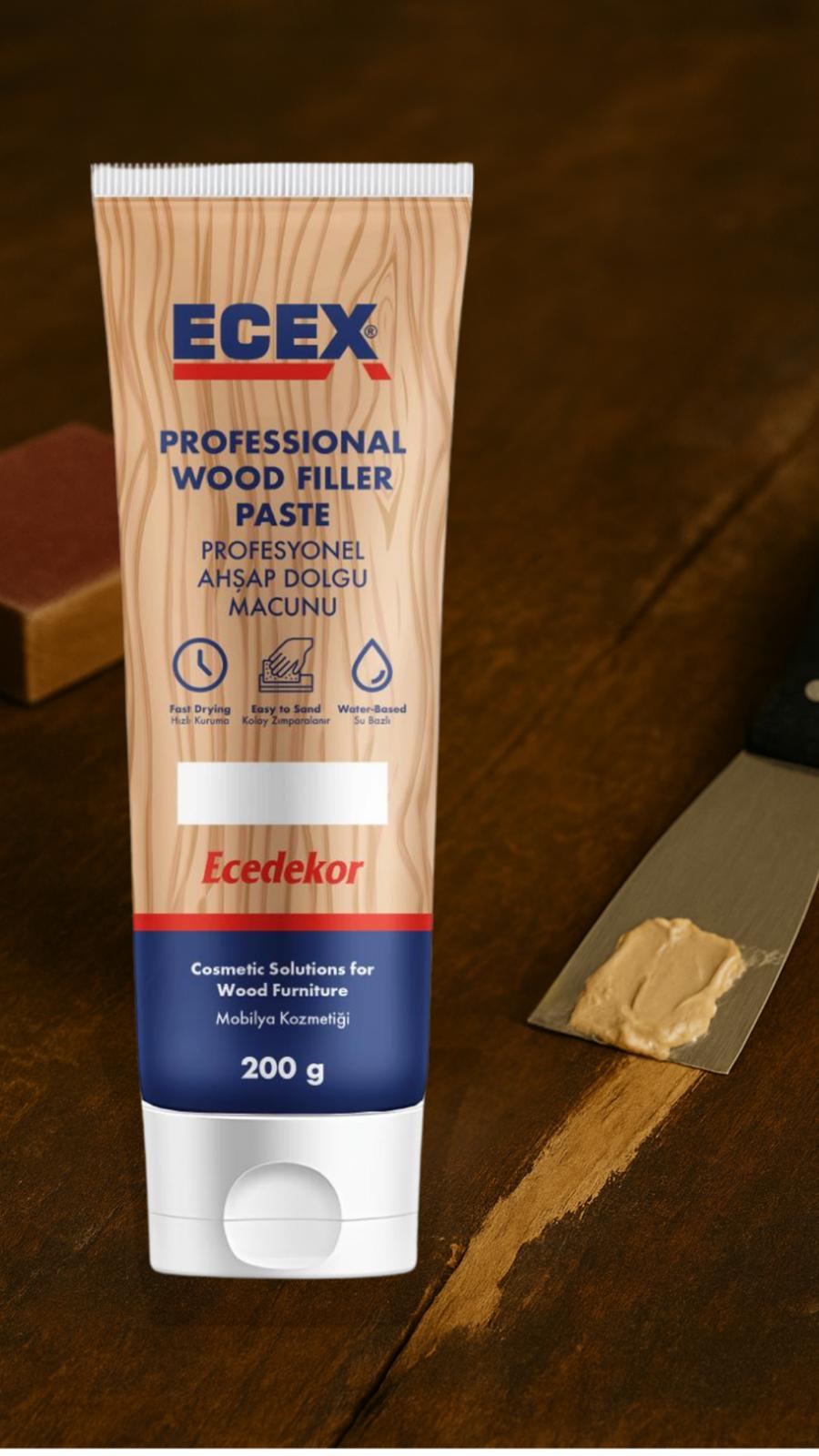 Tüp Ahşap Tamir Macunları